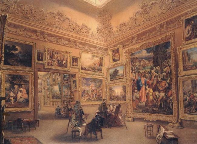 Frederick Mackenzie The National Gallery when at Mr J.J Angerstein's House,Pall Mall china oil painting image